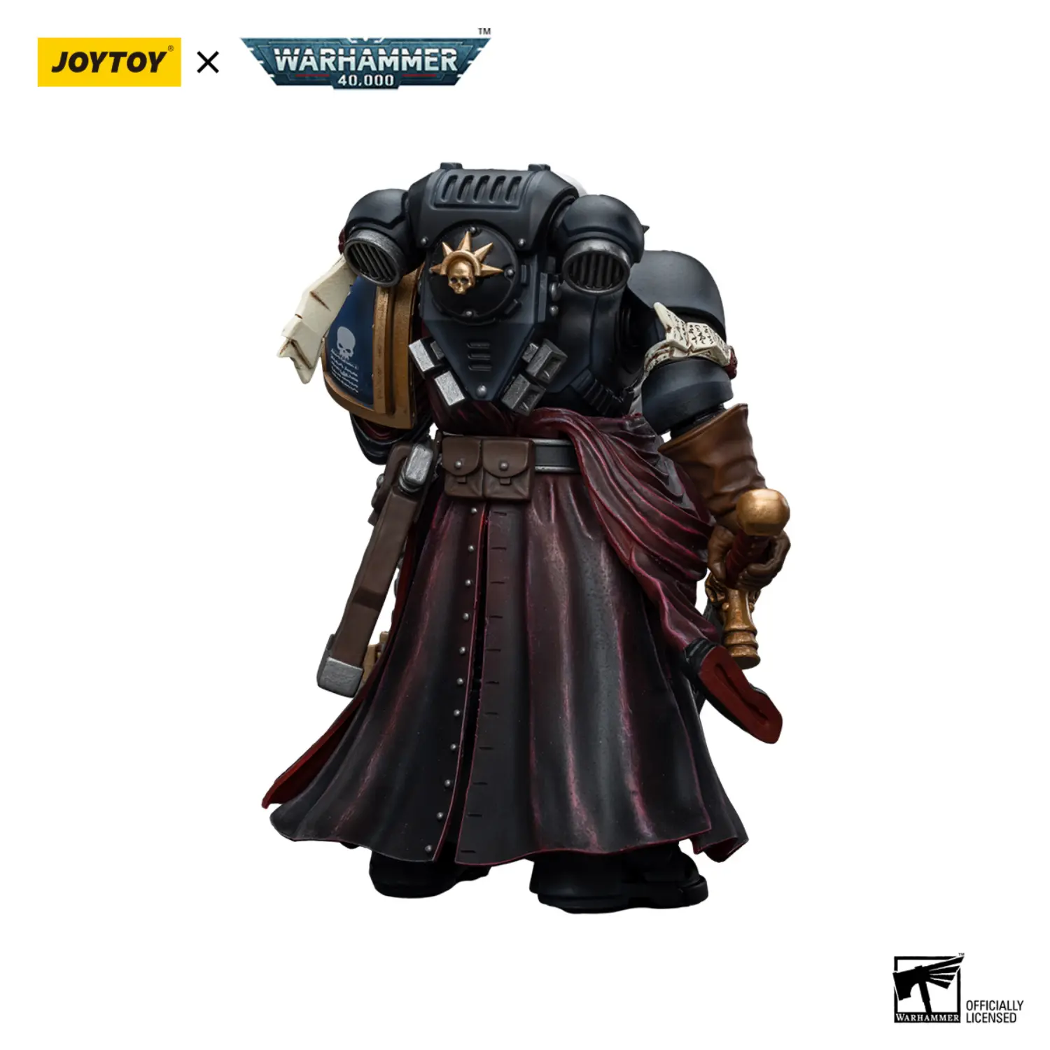the back of Action Figure - Ultramarines Judiciar 1 18 - JOTYOY Warhammer 40K in white background The Back Of Action Figure Ultramarines Judiciar 1 18 Jotyoy Warhammer 40k In White Background