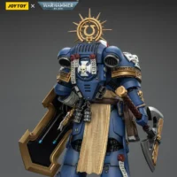 the back of Action Figure - Ultramarines Metaurus with Power Axe, Stormshield and Plasma Pistol 1 18 - JOYTOY Warhammer 40K rectangle image The Back Of Action Figure Ultramarines Metaurus With Power Axe, Stormshield And Plasma Pistol 1 18 Joytoy Warhammer 40k Rectangle Image