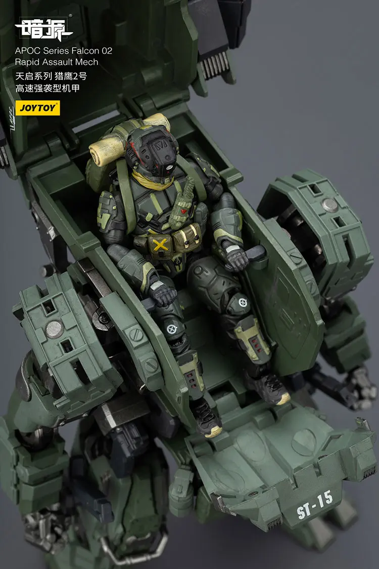 the details of Action Figure - APOC Falcon 02 Rapid Assault Mech with Assaulter Rhett 1 25 - JOYTOY Dark Source rectangle image The Details Of Action Figure Apoc Falcon 02 Rapid Assault Mech With Assaulter Rhett 1 25 Joytoy Dark Source Rectangle Image