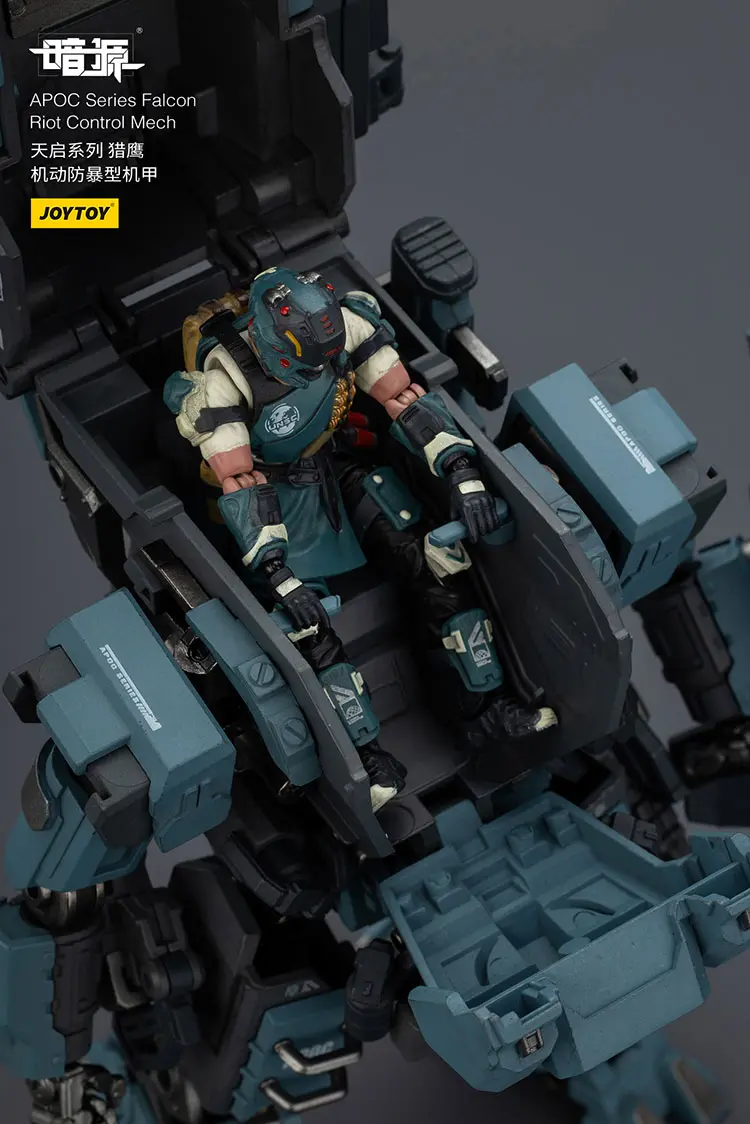The Details Of Action Figure Apoc Falcon Riot Control Mech ST-8607 With Unsc Sniper Foster 1 25 Joytoy Dark Source Rectangle Image