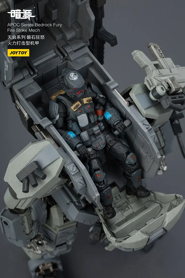 the details of Action Figure - APOC Series Bedrock Fury Fire Strike Mech ST-8618 with UNSC Assaulter Lucas 1 25 - JOYTOY Dark Source rectangle image The Details Of Action Figure Apoc Series Bedrock Fury Fire Strike Mech St 8618 With Unsc Assaulter Lucas 1 25 Joytoy Dark Source Rectangle Image