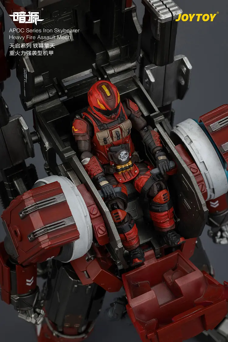 the details of Action Figure - APOC Series Iron Skybearer Heavy Fire Assault Mech ST-8625 with UNSC Assaulter Elias 1 25 - JOYTOY Dark Source rectangle image The Details Of Action Figure Apoc Series Iron Skybearer Heavy Fire Assault Mech St 8625 With Unsc Assaulter Elias 1 25 Joytoy Dark Source Rectangle Image