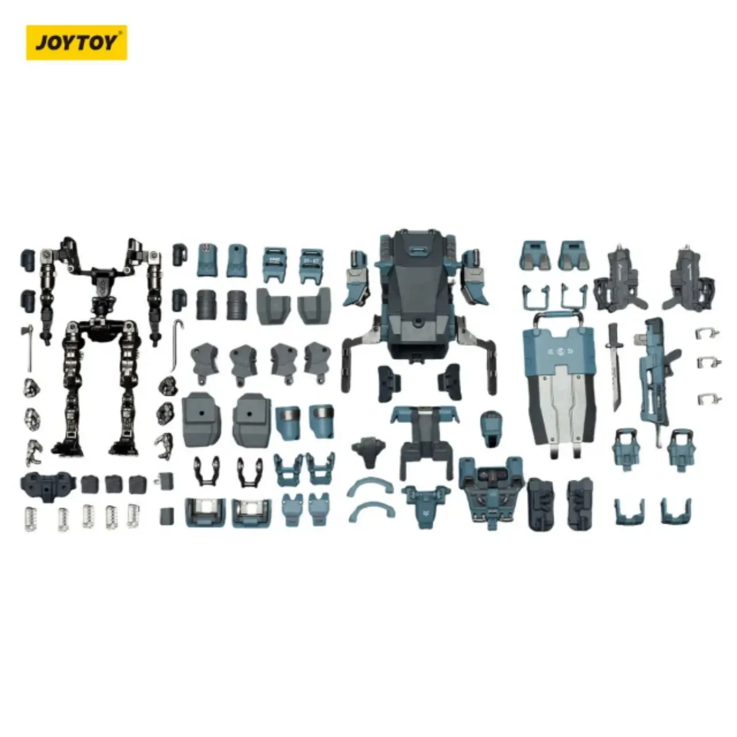 The Parts Of Action Figure Apoc Falcon Riot Control Mech ST-8607 Without Unsc Sniper Foster 1 25 Joytoy Dark Source In White Background