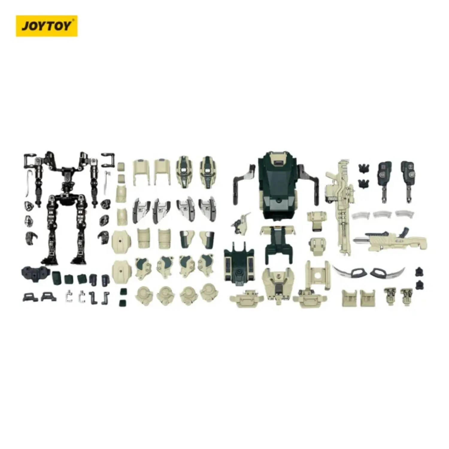 The Parts Of Action Figure Apoc Series Annihilator Long Range Strike Mech Without Dark Source Unsc Sniper Dima 1 25 Joytoy Dark Source In White Background