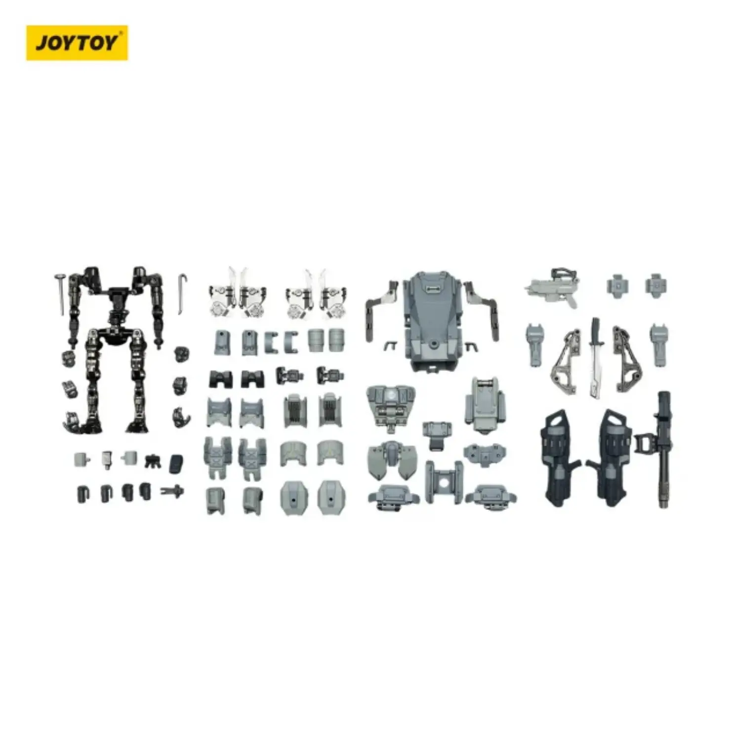 the parts of Action Figure - APOC Series Bedrock Fury Fire Strike Mech ST-8618 without UNSC Assaulter Lucas 1 25 - JOYTOY Dark Source in white background The Parts Of Action Figure Apoc Series Bedrock Fury Fire Strike Mech St 8618 Without Unsc Assaulter Lucas 1 25 Joytoy Dark Source In White Background