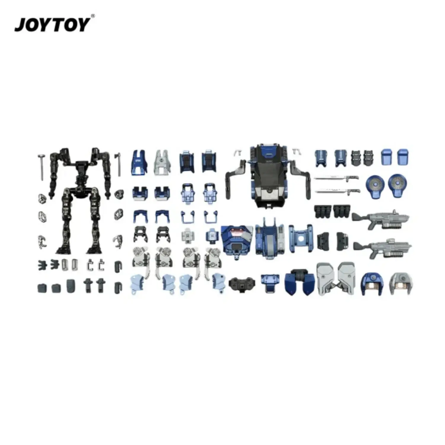 The Parts Of Action Figure Apoc Series Crusher Rapid Assault Mech St 8628 Without Unsc Assaulter Fjord 1 25 Joytoy Dark Source In White Background
