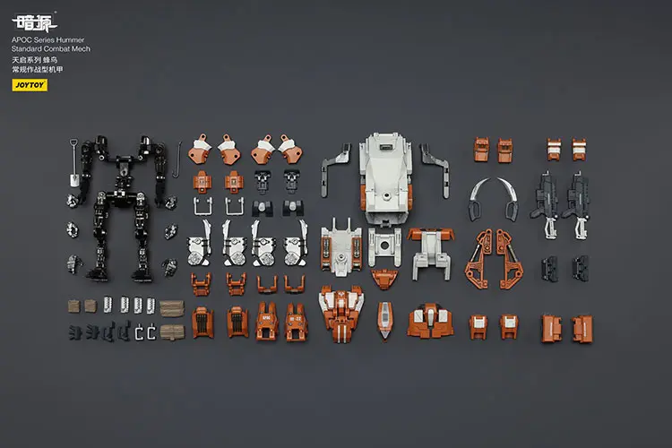 the parts of Action Figure - APOC Series Hummer Standard Combat Mech with Steel Ride Corps Engineer Chris 1 25 - JOYTOY Dark Source rectangle image The Parts Of Action Figure Apoc Series Hummer Standard Combat Mech With Steel Ride Corps Engineer Chris 1 25 Joytoy Dark Source Rectangle Image