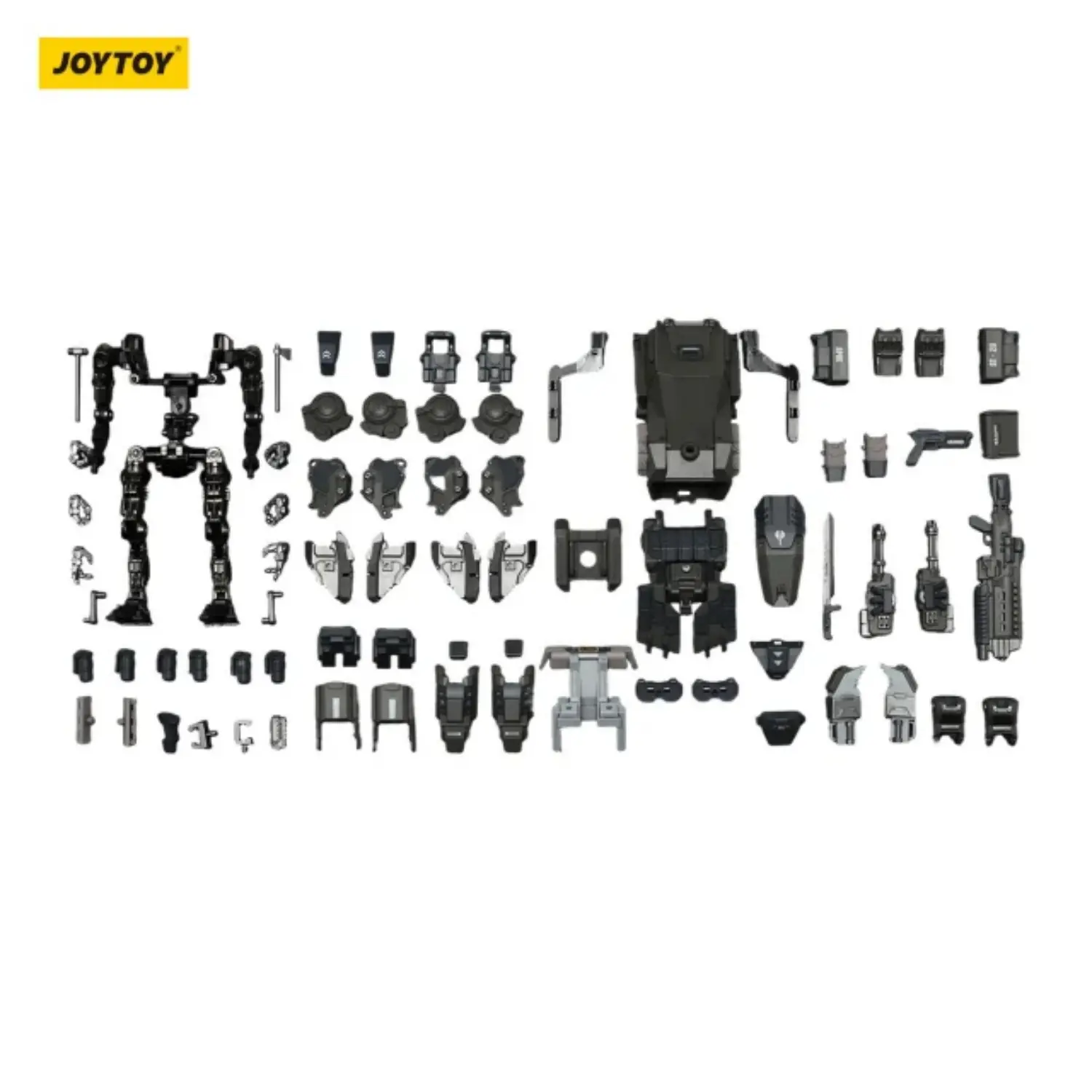 The Parts Of Action Figure Apoc Series Razor Stealth Night Ops Mech And Steel Ride Corps Assaulter Echo 1 25 Joytoy Dark Source In White Background