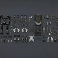 The Parts Of Action Figure Apoc Series Razor Stealth Night Ops Mech Without Steel Ride Corps Assaulter Echo 1 25 Joytoy Dark Source Rectangle Image