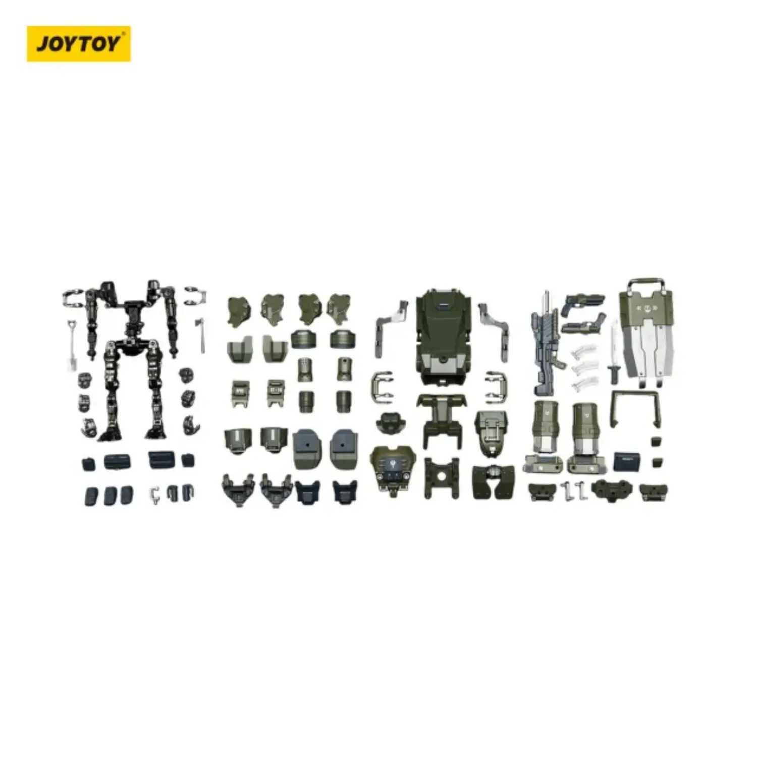 The Parts Of Action Figure Apoc Series Storm Surge Heavy Fire Assault Mech St 8616 Without Assaulter Karl 1 25 Joytoy Dark Source In White Background