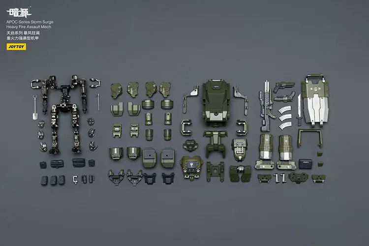 The Parts Of Action Figure Apoc Series Storm Surge Heavy Fire Assault Mech St 8616 Without Assaulter Karl 1 25 Joytoy Dark Source Rectangle Image