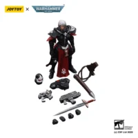 the parts of Action Figure - Adepta Sororitas Battle Sister Sister Noyalle 1 18 - JOYTOY Warhammer 40K in whtie background The Parts Of Action Figure Adepta Sororitas Battle Sister Sister Noyalle 1 18 Joytoy Warhammer 40k In Whtie Background