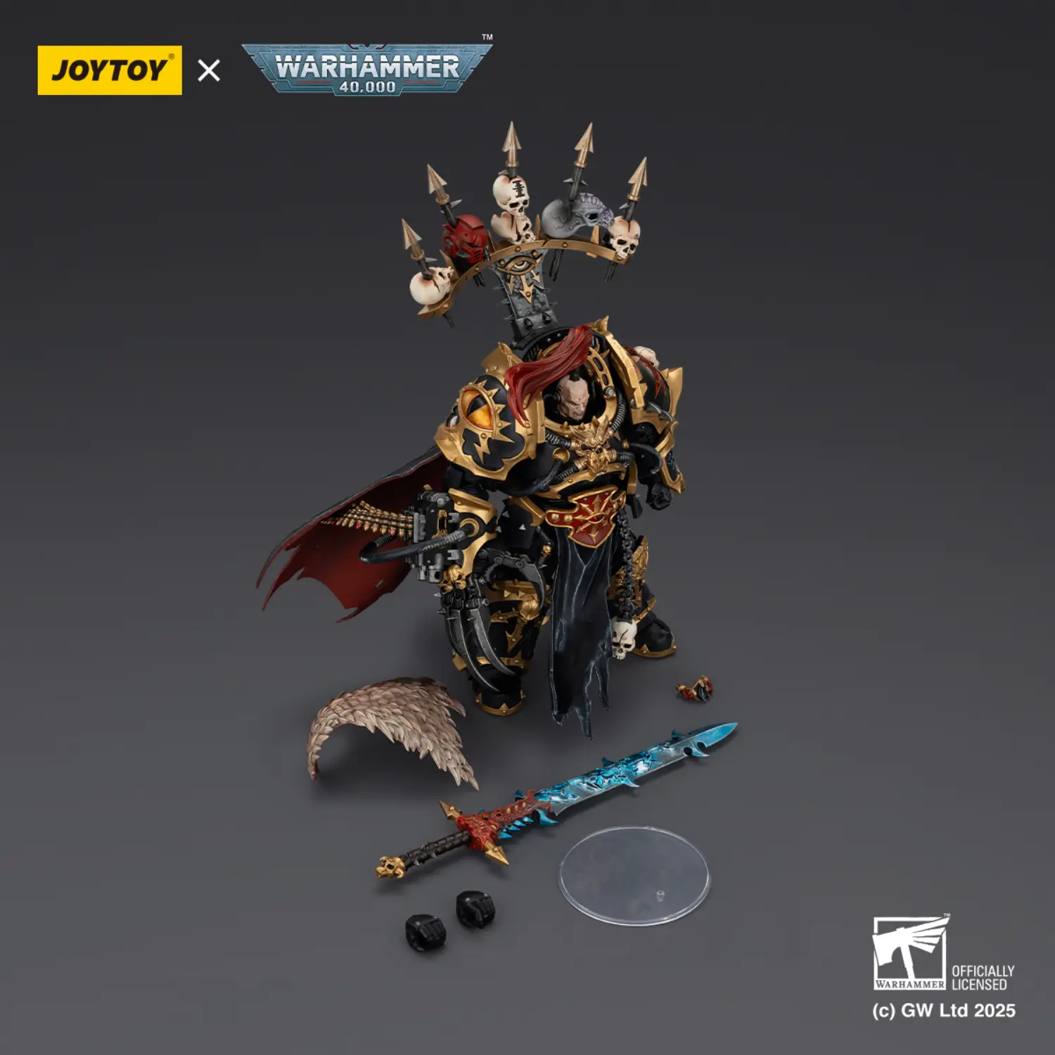 the parts of Action Figure - Black Legion Abaddon the Despoiler with Drach'nyen and the Talon of Horus 1 18 - JOTYOY Warhammer 40K The Parts Of Action Figure Black Legion Abaddon The Despoiler With Drach'nyen And The Talon Of Horus 1 18 Jotyoy Warhammer 40k