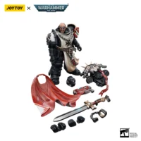 The Parts Of Action Figure Black Templars Marshal Baldeckrath 1 18 Jotyoy Warhammer 40k In White Background