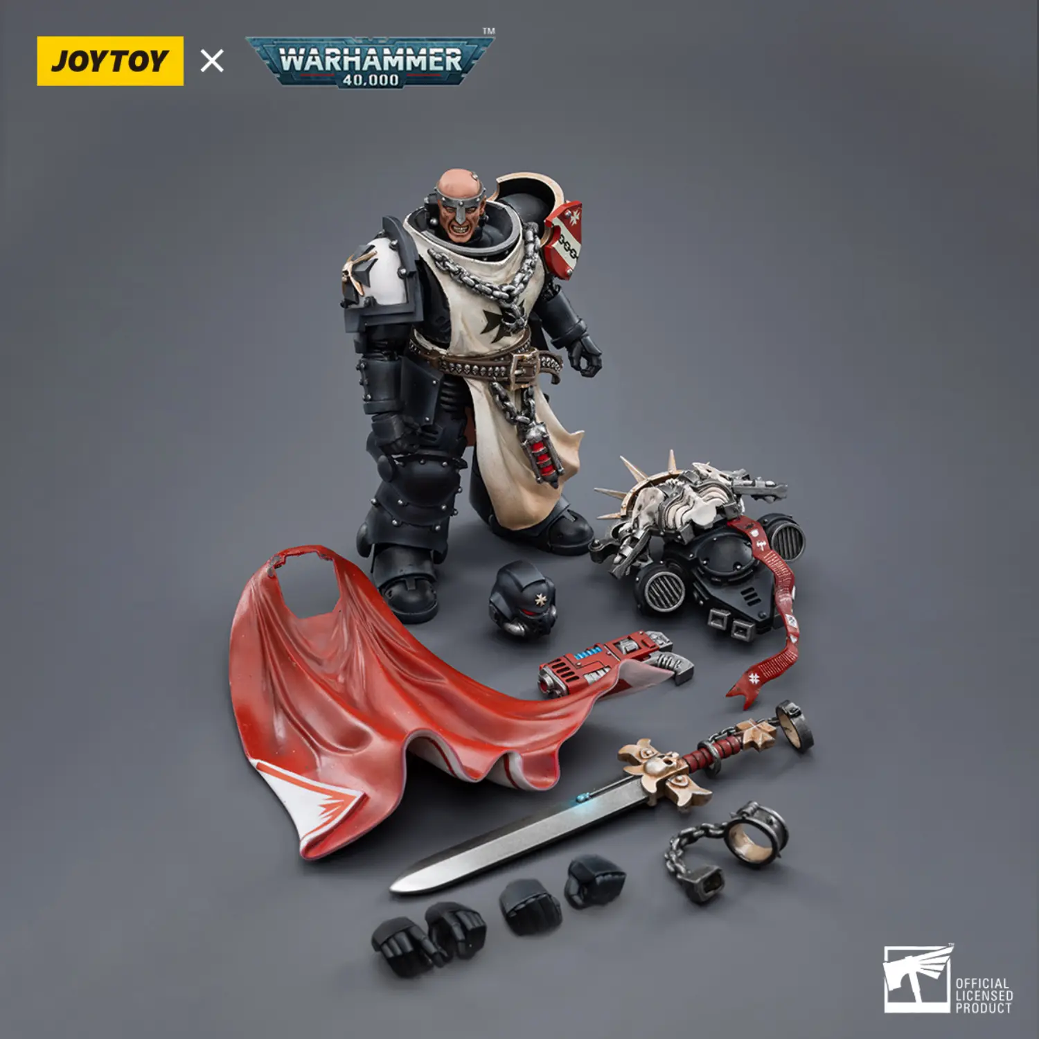 The Parts Of Action Figure Black Templars Marshal Baldeckrath 1 18 Jotyoy Warhammer 40k