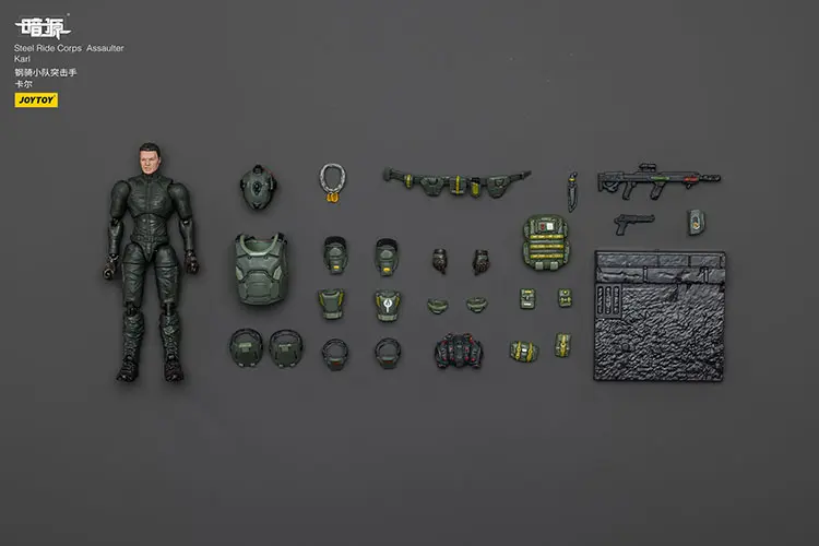 the parts of Action Figure - Dark Source Steel Ride Corps Assaulter Karl 1 25 - JOYTOY Dark Source rectangle image The Parts Of Action Figure Dark Source Steel Ride Corps Assaulter Karl 1 25 Joytoy Dark Source Rectangle Image