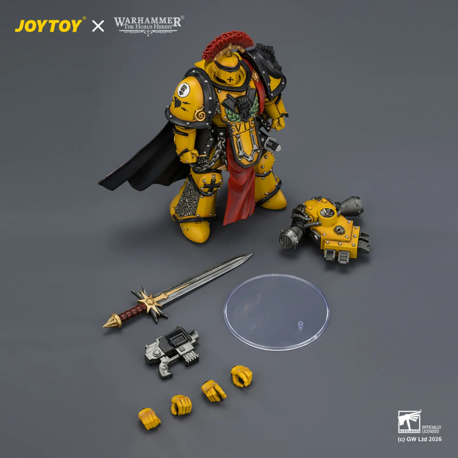 the parts of Action Figure - Imperial Fists Legion Praetor in Mk III Armour with Power Sword and Bolt Pistol 1 18 - JOTYOY Warhammer The Horus Heresy and 40K The Parts Of Action Figure Imperial Fists Legion Praetor In Mk Iii Armour With Power Sword And Bolt Pistol 1 18 Jotyoy Warhammer The Horus Heresy And 40k