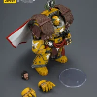 The Parts Of Action Figure Imperial Fists Lord Castellan Evander Garrius, The Tyrant Of Cthonia With The Subjugator And Incineratus 1 18 Jotyoy Warhammer The Horus Heresy And 40k Rectangle Image