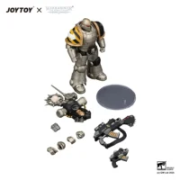 the parts of Action Figure - Iron Warriors MKII Legionary 2 with Bolter and Bolt Pistol 1 18 - JOTYOY Warhammer The Horus Heresy in white background The Parts Of Action Figure Iron Warriors Mkii Legionary 2 With Bolter And Bolt Pistol 1 18 Jotyoy Warhammer The Horus Heresy In White Background