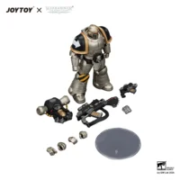 the parts of Action Figure - Iron Warriors MKII Legionary 3 with Bolter and Bolt Pistol 1 18 - JOTYOY Warhammer The Horus Heresy in white background The Parts Of Action Figure Iron Warriors Mkii Legionary 3 With Bolter And Bolt Pistol 1 18 Jotyoy Warhammer The Horus Heresy In White Background