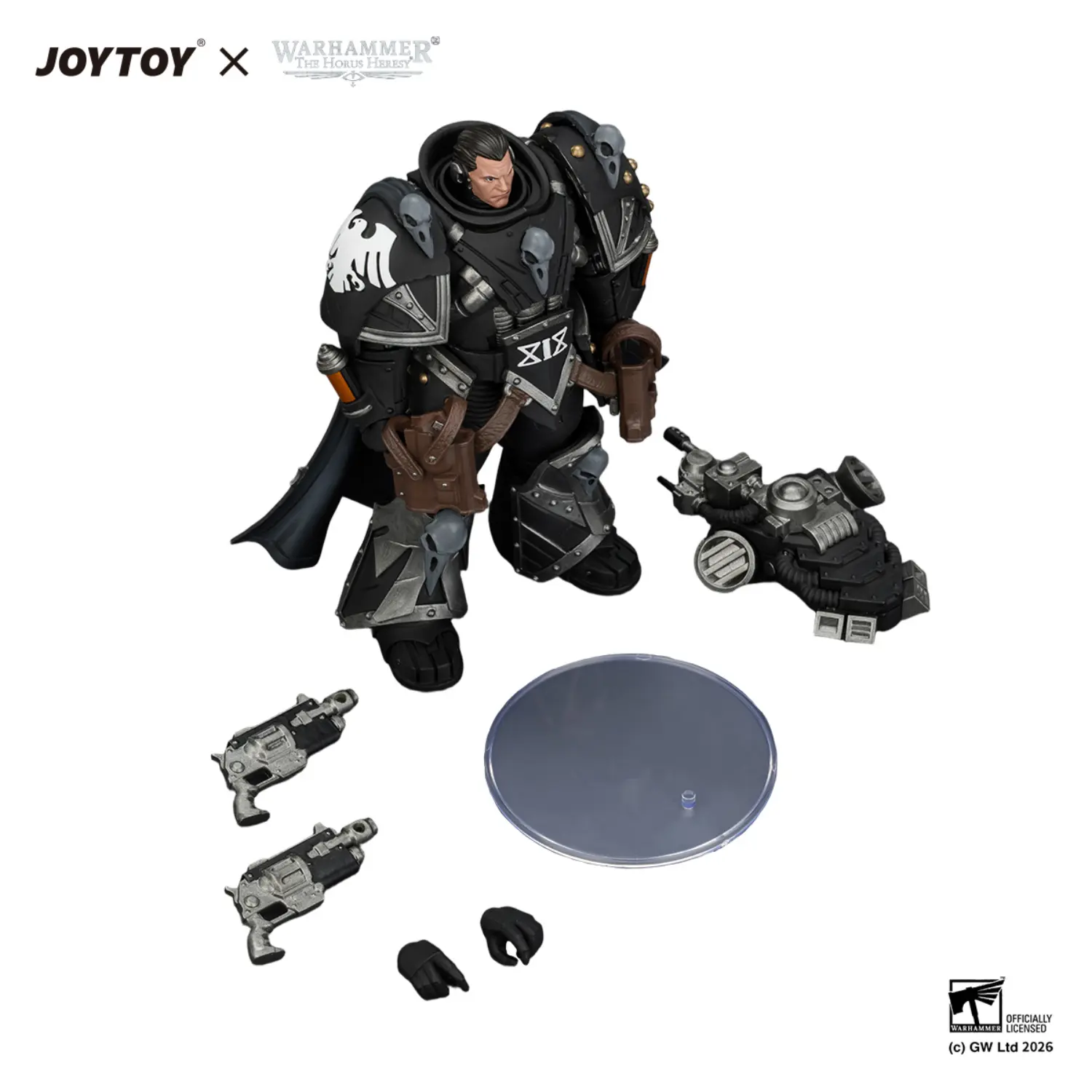 the parts of Action Figure - Raven Guard Kaedes Nex, the Blood Crow with Fulcrum hand cannons 1 18 - JOTYOY Warhammer The Horus Heresy in white background The Parts Of Action Figure Raven Guard Kaedes Nex, The Blood Crow With Fulcrum Hand Cannons 1 18 Jotyoy Warhammer The Horus Heresy In White Background