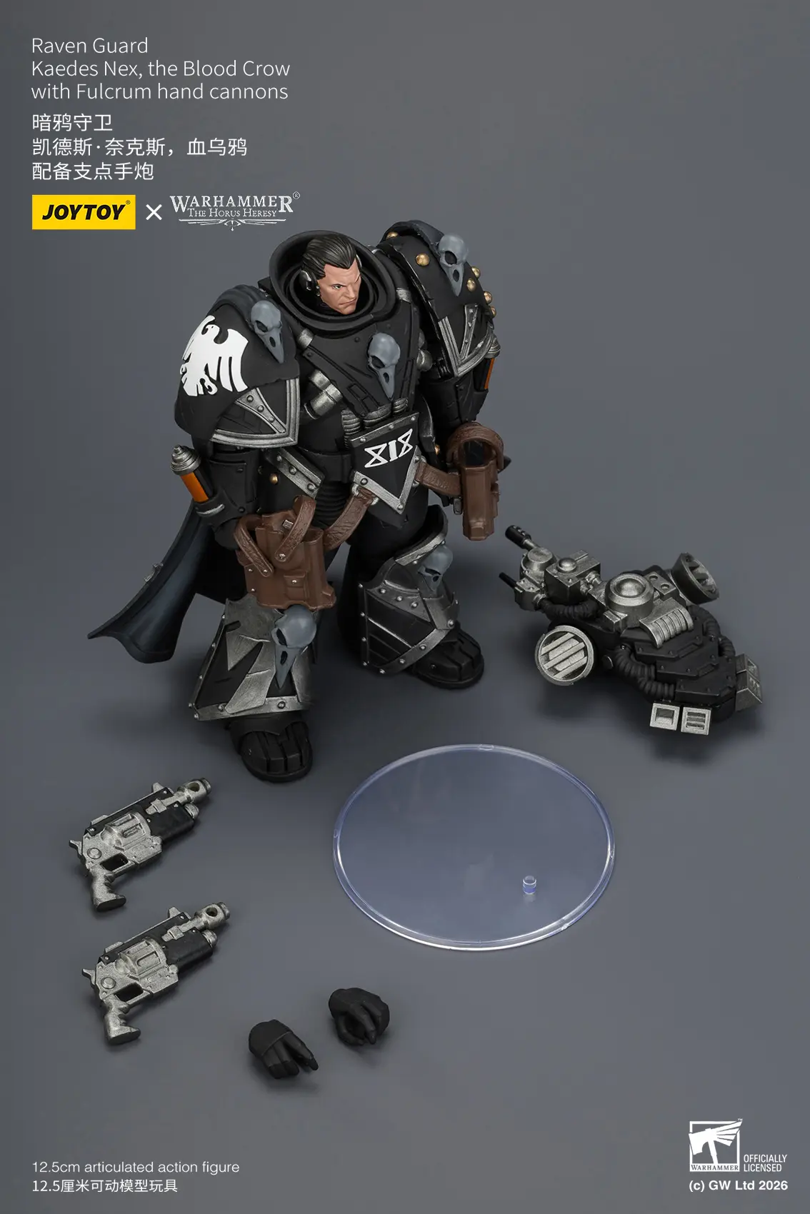 the parts of Action Figure - Raven Guard Kaedes Nex, the Blood Crow with Fulcrum hand cannons 1 18 - JOTYOY Warhammer The Horus Heresy rectangle image The Parts Of Action Figure Raven Guard Kaedes Nex, The Blood Crow With Fulcrum Hand Cannons 1 18 Jotyoy Warhammer The Horus Heresy Rectangle Image