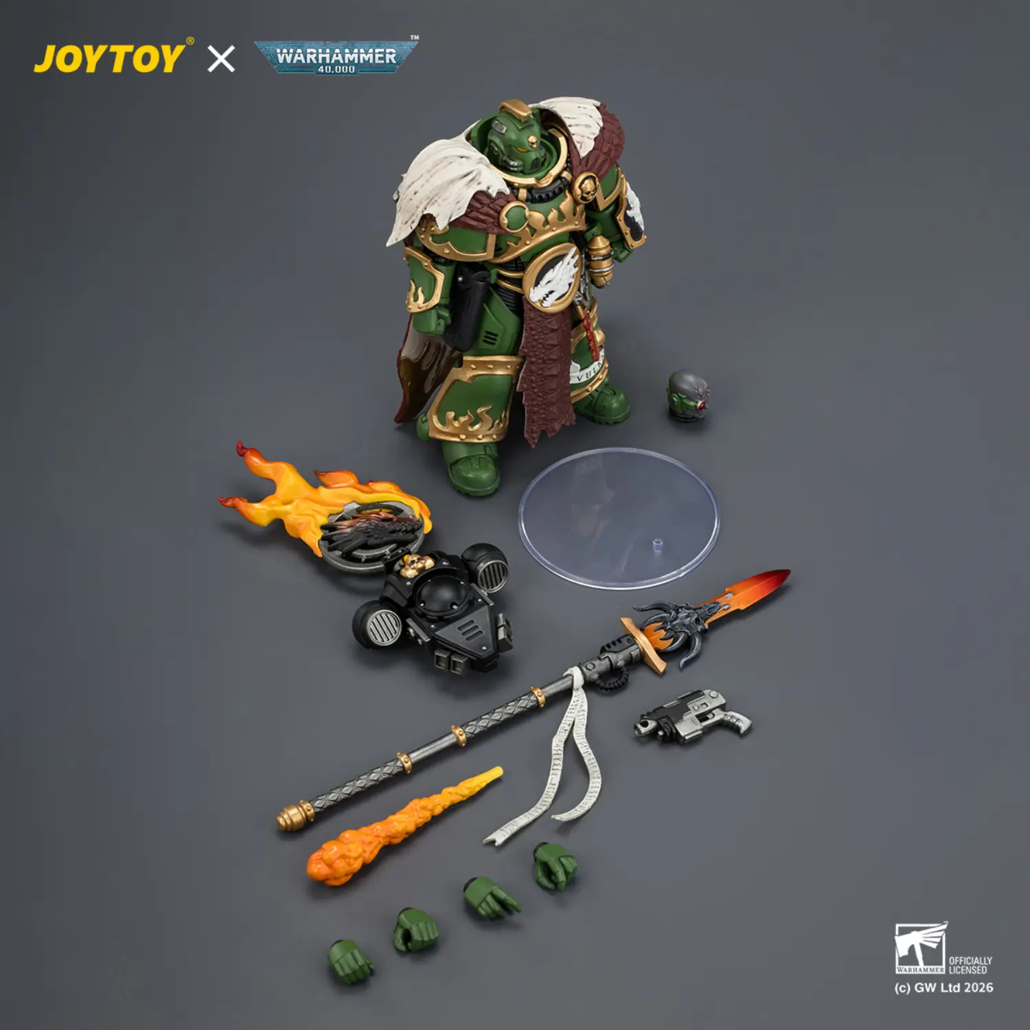 the parts of Action Figure - Salamanders Vulkan He'stan, the Forgefather with the Spear of Vulkan and the Gauntlet of the Forge 1 18 - JOYTOY Warhammer 40K The Parts Of Action Figure Salamanders Vulkan He'stan, The Forgefather With The Spear Of Vulkan And The Gauntlet Of The Forge 1 18 Joytoy Warhammer 40k
