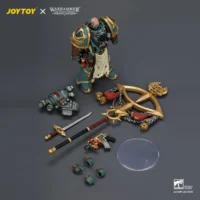 The Parts Of Action Figure Sons Of Horus Maloghurst The Twisted, The Warmaster's Equerry With Legion Standard And Banestrike Bolter 1 18 Jotyoy Warhammer The Horus Heresy