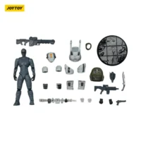 the parts of Action Figure - Steel Ride Corps Assaulter Albedo 1 25 - JOYTOY Dark Source in white background The Parts Of Action Figure Steel Ride Corps Assaulter Albedo 1 25 Joytoy Dark Source In White Background