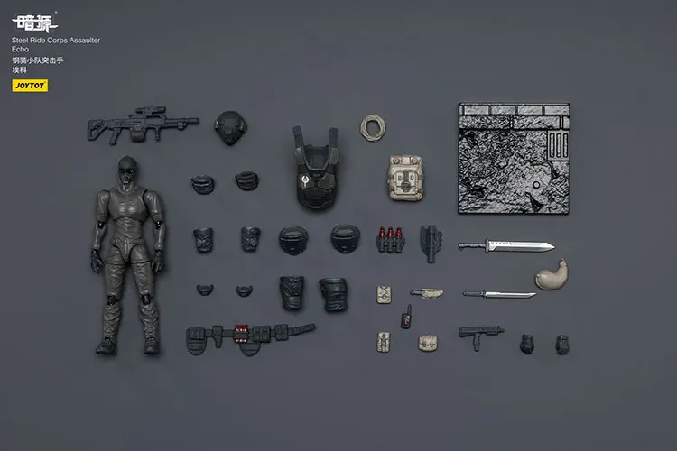 the parts of Action Figure - Steel Ride Corps Assaulter Echo 1 25 - JOYTOY Dark Source rectangle image The Parts Of Action Figure Steel Ride Corps Assaulter Echo 1 25 Joytoy Dark Source Rectangle Image