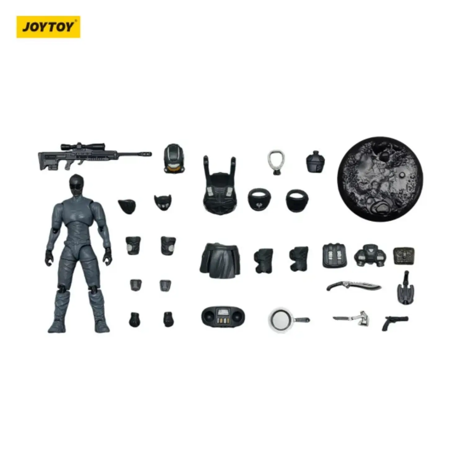 the parts of Action Figure - Steel Ride Corps Sniper Viktor 1 25 - JOYTOY Dark Source in white background The Parts Of Action Figure Steel Ride Corps Sniper Viktor 1 25 Joytoy Dark Source In White Background