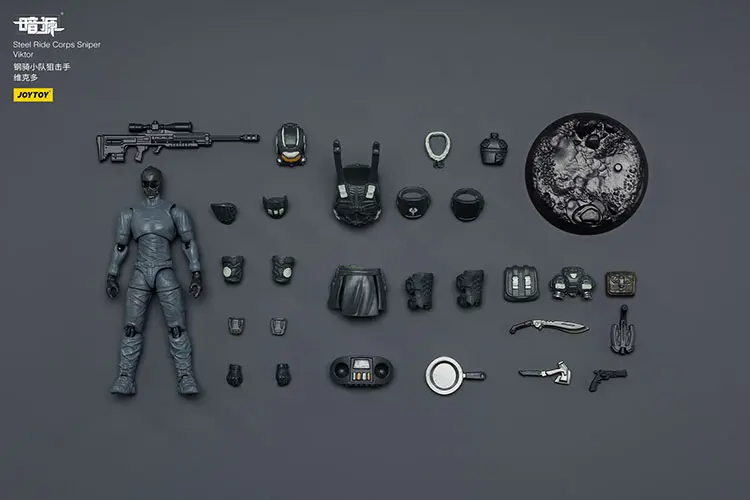 the parts of Action Figure - Steel Ride Corps Sniper Viktor 1 25 - JOYTOY Dark Source rectangle image The Parts Of Action Figure Steel Ride Corps Sniper Viktor 1 25 Joytoy Dark Source Rectangle Image