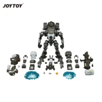 the parts of Action Figure -Tiekui Dual Pilot Mecha MK05 1 25 - JOYTOY Dark Source in white background The Parts Of Action Figure Tiekui Dual Pilot Mecha Mk05 1 25 Joytoy Dark Source In White Background
