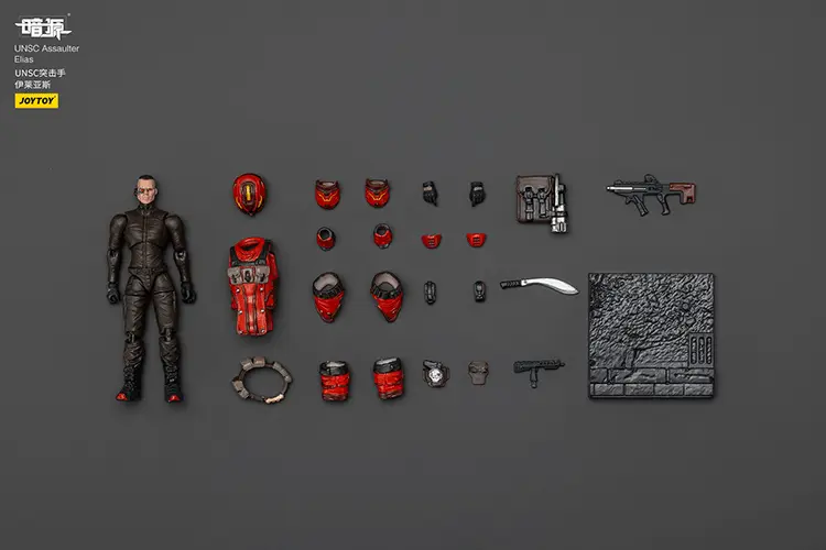 the parts of Action Figure - UNSC Assaulter Elias 1 25 - JOYTOY Dark Source rectangle image The Parts Of Action Figure Unsc Assaulter Elias 1 25 Joytoy Dark Source Rectangle Image