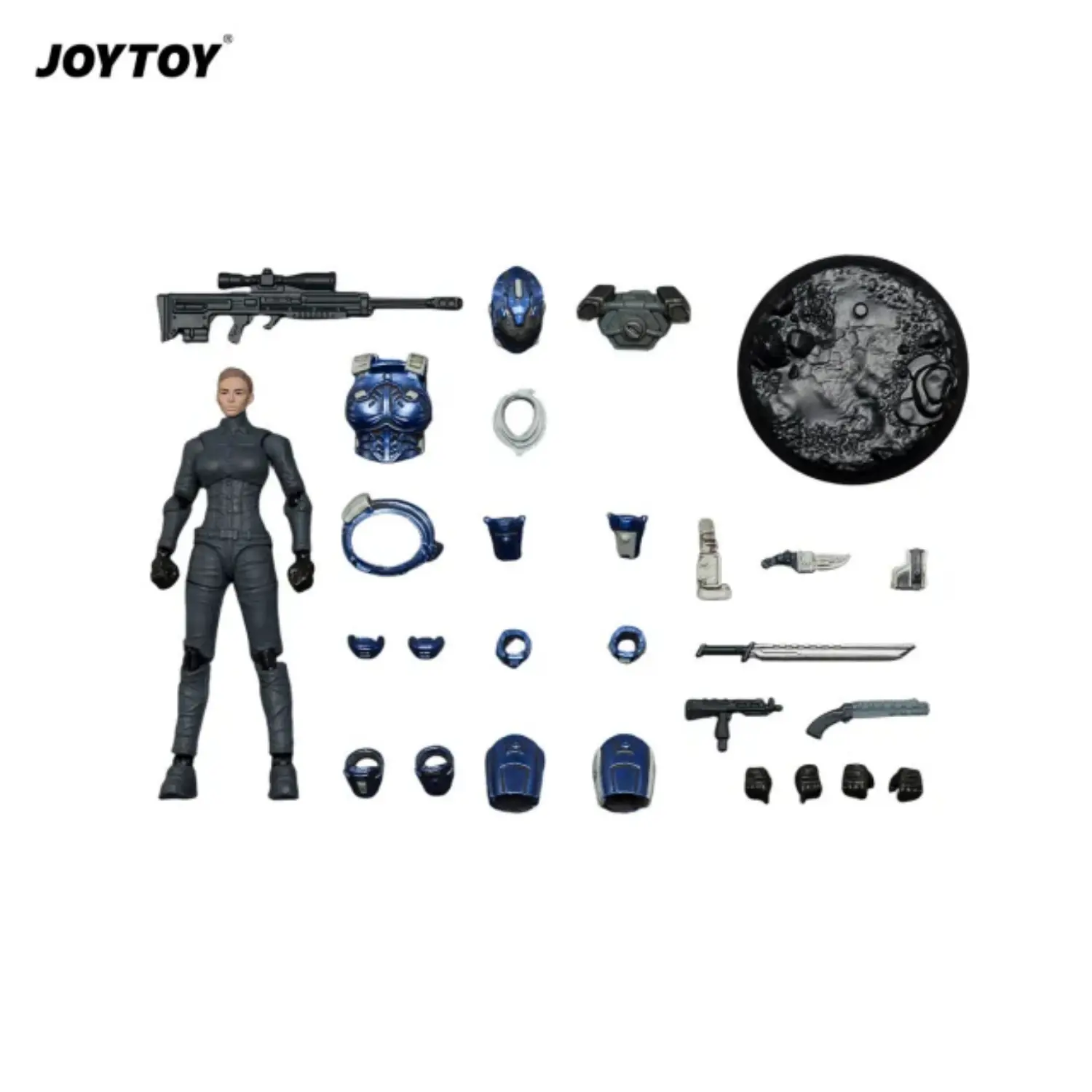 the parts of Action Figure - UNSC Assaulter Fjord 1 25 - JOYTOY Dark Source in white background The Parts Of Action Figure Unsc Assaulter Fjord 1 25 Joytoy Dark Source In White Background