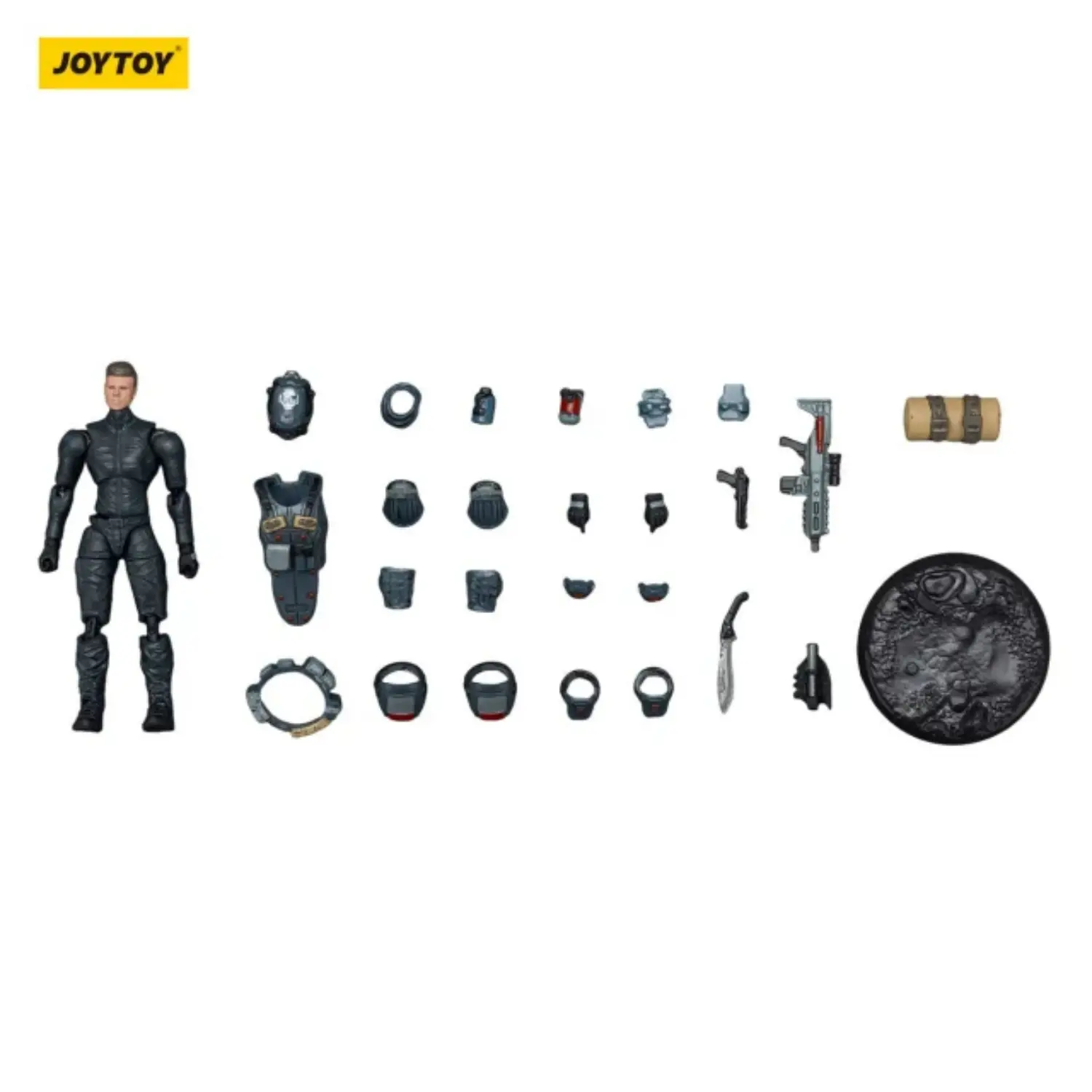 the parts of Action Figure - UNSC Assaulter Lucas 1 25 - JOYTOY Dark Source in white background The Parts Of Action Figure Unsc Assaulter Lucas 1 25 Joytoy Dark Source In White Background