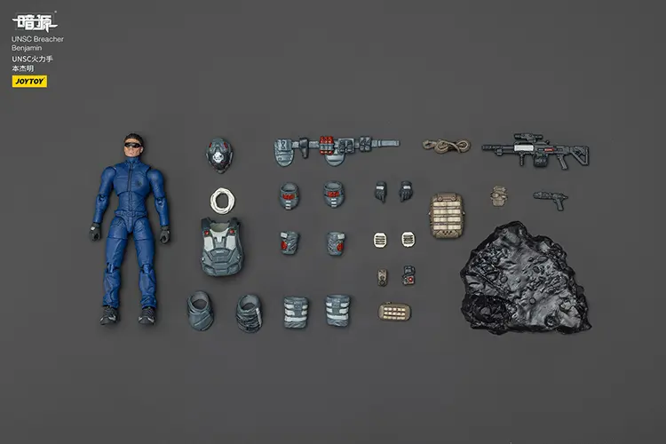 The Parts Of Action Figure Unsc Breacher Benjamin 1 25 Joytoy Dark Source Rectangle Image