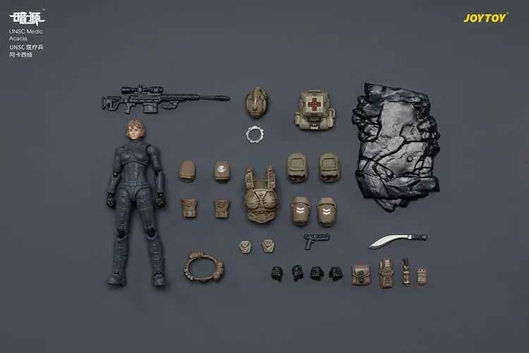 the parts of Action Figure - UNSC Medic Acacia 1 25 - JOYTOY Dark Source rectangle image The Parts Of Action Figure Unsc Medic Acacia 1 25 Joytoy Dark Source Rectangle Image
