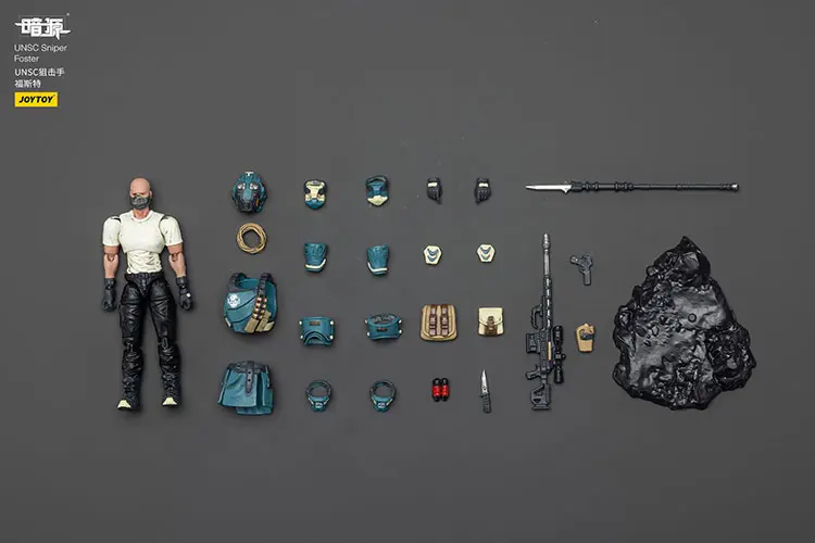 The Parts Of Action Figure Unsc Sniper Foster 1 25 Joytoy Dark Source Rectangle Image