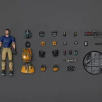 the parts of Action Figure - UNSC Sniper Moreau 1 25 - JOYTOY Dark Source rectangle image The Parts Of Action Figure Unsc Sniper Moreau 1 25 Joytoy Dark Source Rectangle Image