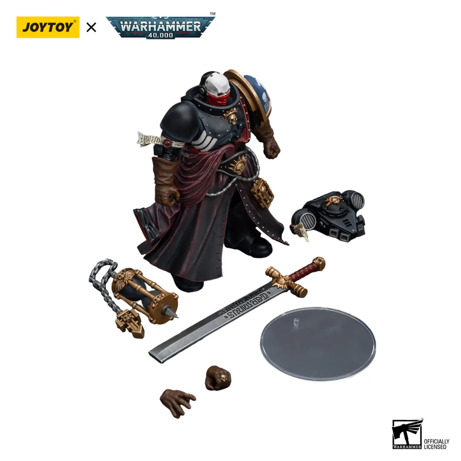 the parts of Action Figure - Ultramarines Judiciar 1 18 - JOTYOY Warhammer 40K in white background The Parts Of Action Figure Ultramarines Judiciar 1 18 Jotyoy Warhammer 40k In White Background