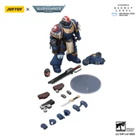 The Parts Of Action Figure Ultramarines Titus With Laurels Of Victory 1 18 Joytoy Warhammer 40k In White Background