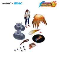 The Parts Of Action Figure Yuri Sakazaki Kof '98 Um Art Of Fighting Team Snk 1 18 Joytoy The King Of Fighters In White Background