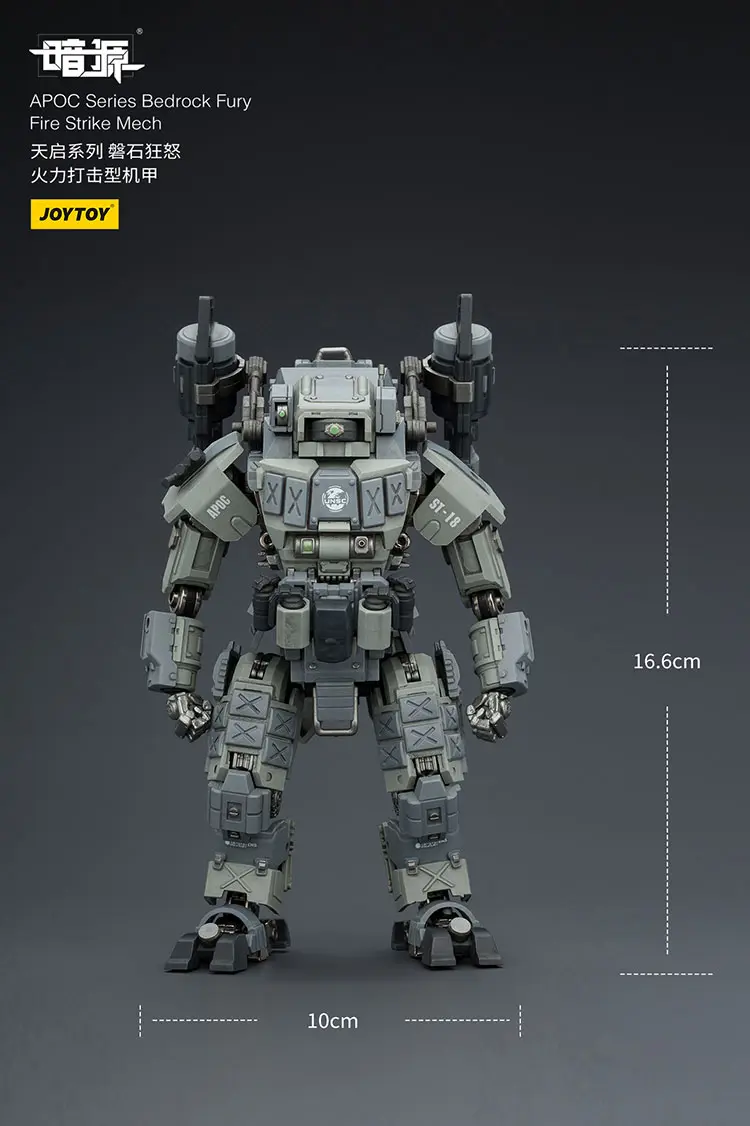 the size of Action Figure - APOC Series Bedrock Fury Fire Strike Mech ST-8618 with UNSC Assaulter Lucas 1 25 - JOYTOY Dark Source rectangle image The Size Of Action Figure Apoc Series Bedrock Fury Fire Strike Mech St 8618 With Unsc Assaulter Lucas 1 25 Joytoy Dark Source Rectangle Image