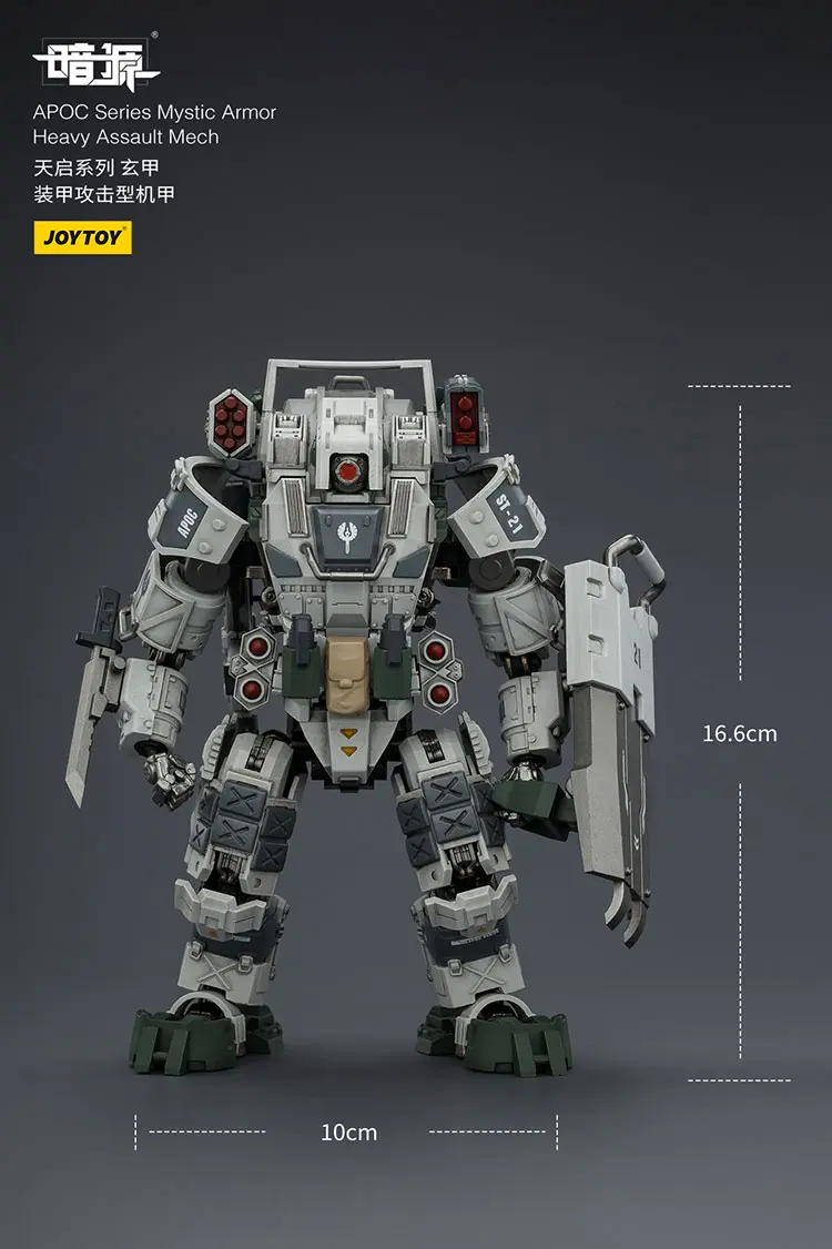 The Size Of Action Figure Apoc Series Mystic Armor Heavy Assault Mech & Guard Kael 1 25 Joytoy Dark Source Rectangle Image