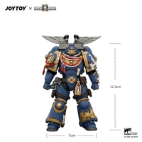 the size of Action Figure - Game Edition Ultramarines Assault Intercessor with Jump Pack, Thunderhammer and Neo-volkite Pistol 1 18 - JOYTOY Warhammer 40K in white background The Size Of Action Figure Game Edition Ultramarines Assault Intercessor With Jump Pack, Thunderhammer And Neo Volkite Pistol 1 18 Joytoy Warhammer 40k In White Background