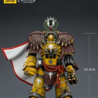 The Size Of Action Figure Imperial Fists Lord Castellan Evander Garrius, The Tyrant Of Cthonia With The Subjugator And Incineratus 1 18 Jotyoy Warhammer The Horus Heresy And 40k Rectangle Image