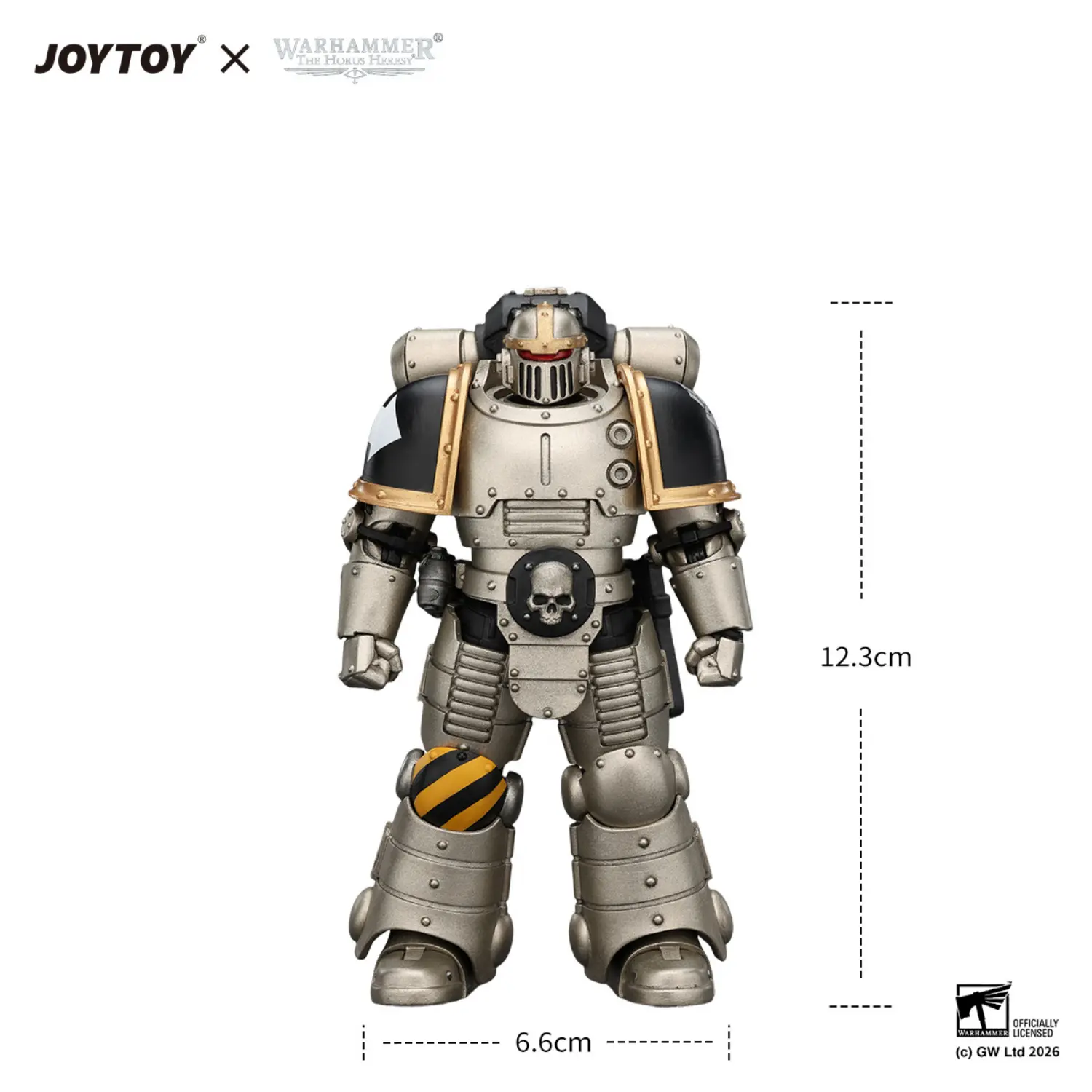 the size of Action Figure - Iron Warriors MKII Legionary 3 with Bolter and Bolt Pistol 1 18 - JOTYOY Warhammer The Horus Heresy in white background The Size Of Action Figure Iron Warriors Mkii Legionary 3 With Bolter And Bolt Pistol 1 18 Jotyoy Warhammer The Horus Heresy In White Background
