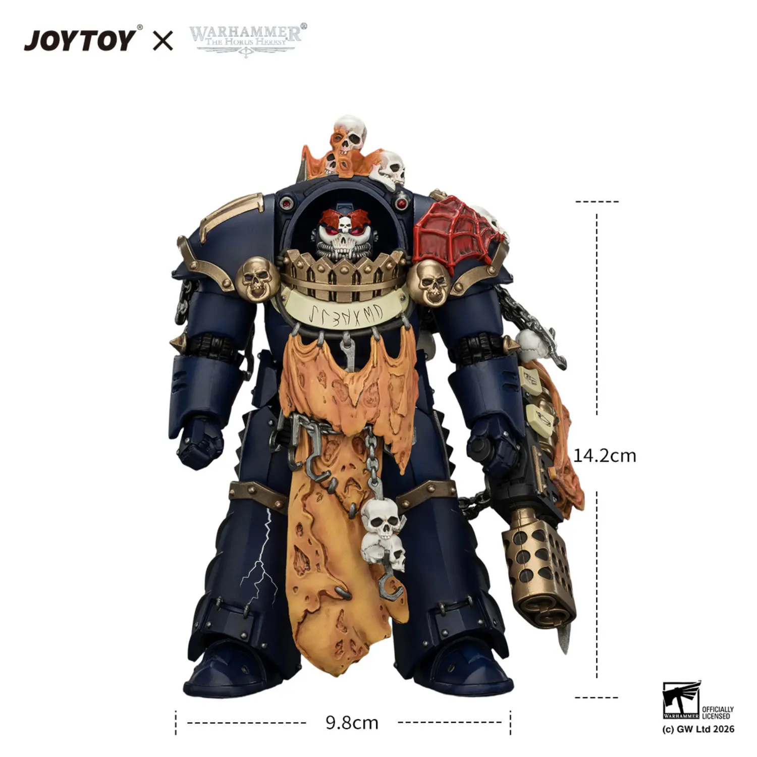 the size of Action Figure - Night Lords Contekar Terminator Dissident 1 18 - JOTYOY Warhammer The Horus Heresy in white background The Size Of Action Figure Night Lords Contekar Terminator Dissident 1 18 Jotyoy Warhammer The Horus Heresy In White Background