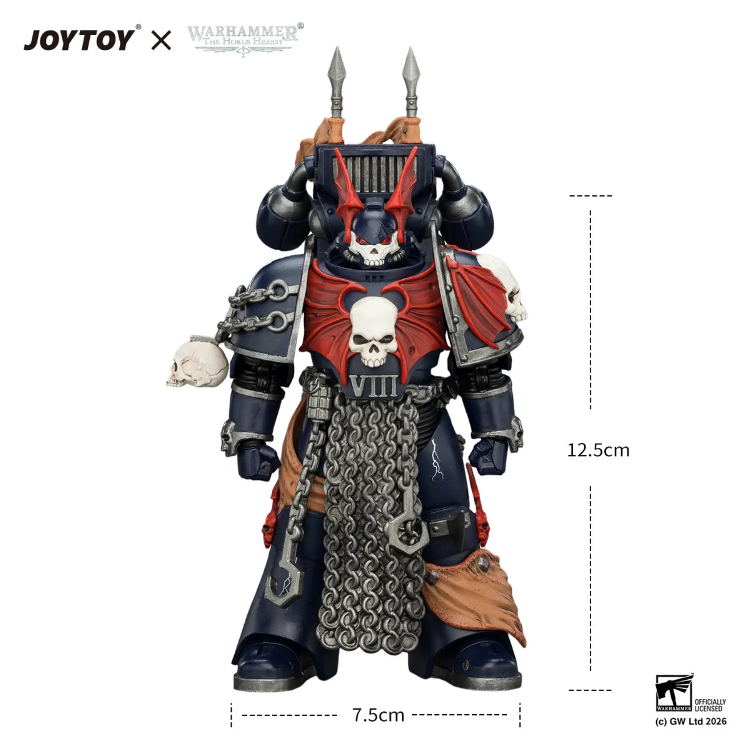 the size of Action Figure - Night Lords Legion Praetor with Jump pack 1 18 - JOTYOY Warhammer The Horus Heresy in white background The Size Of Action Figure Night Lords Legion Praetor With Jump Pack 1 18 Jotyoy Warhammer The Horus Heresy In White Background